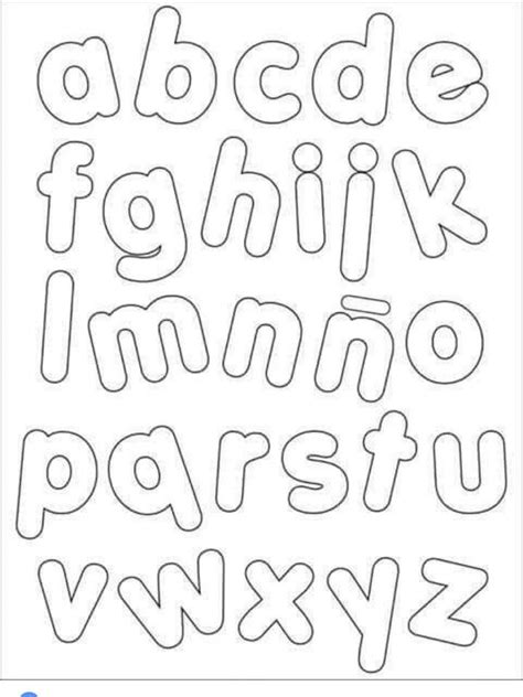 moldes de letras minúsculas para imprimir pdf  Mayúsculas